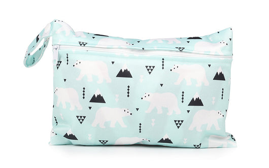 Bolsa Organizadora de Pañales con Estampado Infantil y Cierre Único - Image 3