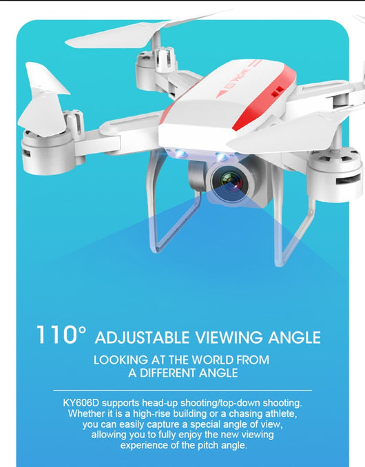 Dron Cuadricóptero Plegable KY606D - Image 10