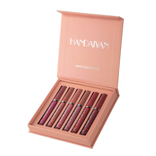 Set de Labiales Líquidos Mate No Pegajosos con Estuche de Regalo - Image 7