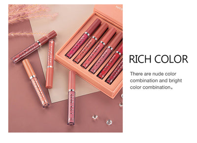 Set de Labiales Líquidos Mate No Pegajosos con Estuche de Regalo - Image 11