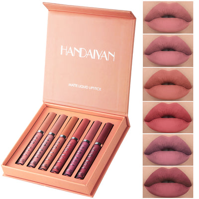 Set de Labiales Líquidos Mate No Pegajosos con Estuche de Regalo - Image 29