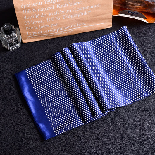 Bufanda Larga de Seda Doble Capa para Hombre - Elegancia y Confort - Image 4