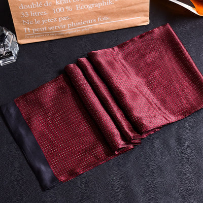 Bufanda Larga de Seda Doble Capa para Hombre - Elegancia y Confort - Image 13