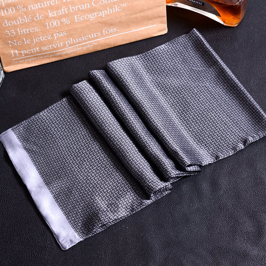 Bufanda Larga de Seda Doble Capa para Hombre - Elegancia y Confort - Image 15