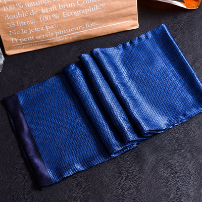 Bufanda Larga de Seda Doble Capa para Hombre - Elegancia y Confort - Image 19