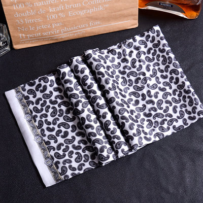 Bufanda Larga de Seda Doble Capa para Hombre - Elegancia y Confort - Image 26