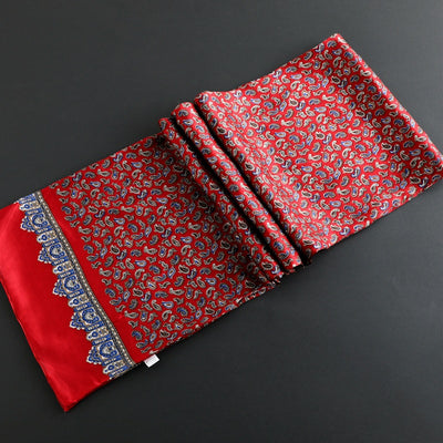 Bufanda Larga de Seda Doble Capa para Hombre - Elegancia y Confort - Image 41