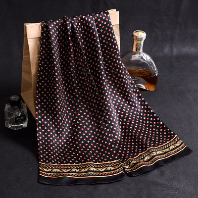 Bufanda Larga de Seda Doble Capa para Hombre - Elegancia y Confort - Image 51