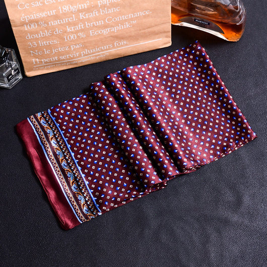 Bufanda Larga de Seda Doble Capa para Hombre - Elegancia y Confort - Image 56