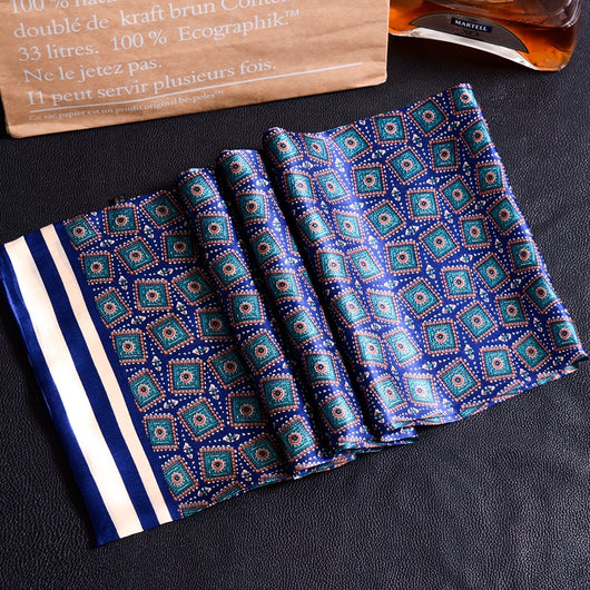 Bufanda Larga de Seda Doble Capa para Hombre - Elegancia y Confort - Image 68