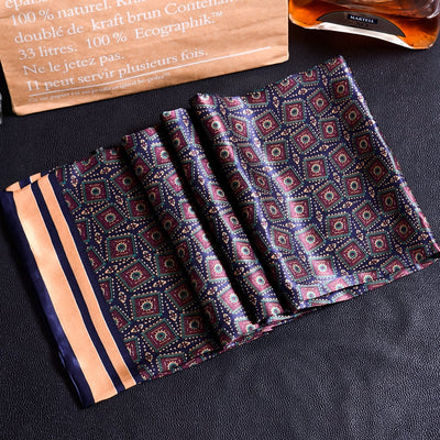 Bufanda Larga de Seda Doble Capa para Hombre - Elegancia y Confort - Image 72