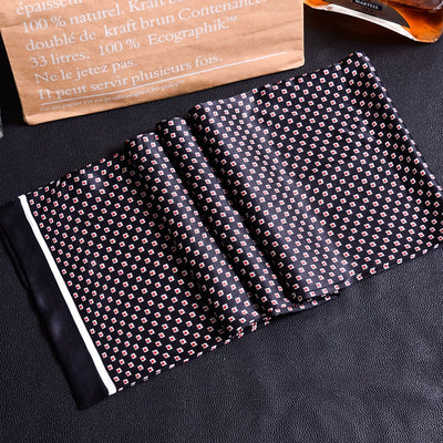 Bufanda Larga de Seda Doble Capa para Hombre - Elegancia y Confort - Image 81