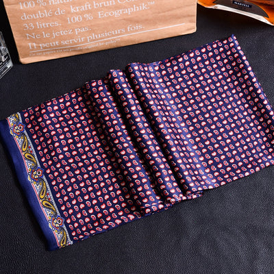 Bufanda Larga de Seda Doble Capa para Hombre - Elegancia y Confort - Image 94