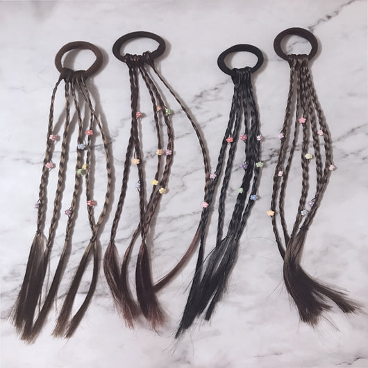 Accesorios para el Cabello Infantil - Pelucas Tejidas a Mano con Trenzas y Moños - Image 11