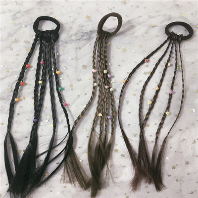 Accesorios para el Cabello Infantil - Pelucas Tejidas a Mano con Trenzas y Moños - Image 12