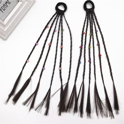 Accesorios para el Cabello Infantil - Pelucas Tejidas a Mano con Trenzas y Moños - Image 13