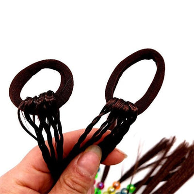 Accesorios para el Cabello Infantil - Pelucas Tejidas a Mano con Trenzas y Moños - Image 14