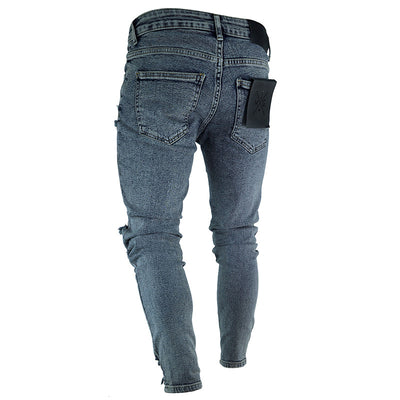 Pantalones Vaqueros Rotos con Parches - Image 5