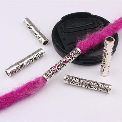 Pack de 10 Pasadores Metálicos Plateados para Trenzas y Peinados - Image 12