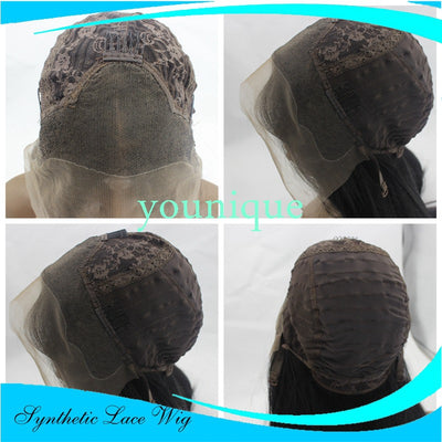 Peluca de Encaje Frontal con Trenzas de Dos Hebras - Image 9