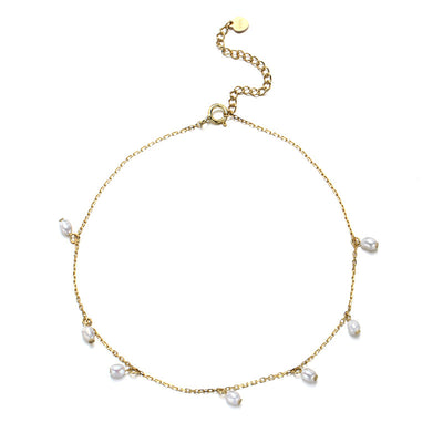 Pulsera de Tobillo en Perla de Agua Dulce Natural - Image 10