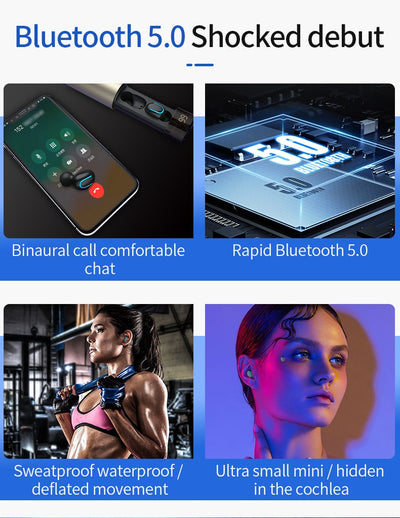 Audífonos Bluetooth Deportivos TWS Q67 - Doble Oído - Image 11
