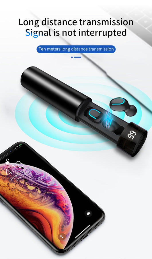 Audífonos Bluetooth Deportivos TWS Q67 - Doble Oído - Image 19