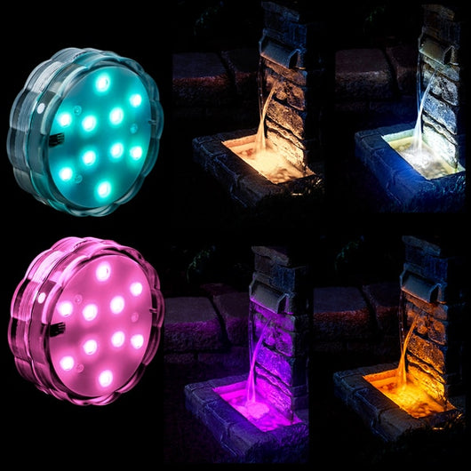 Luces Submarinas LED Multicolores con Control Remoto Sumergible - Image 6