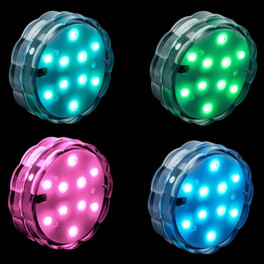 Luces Submarinas LED Multicolores con Control Remoto Sumergible - Image 7