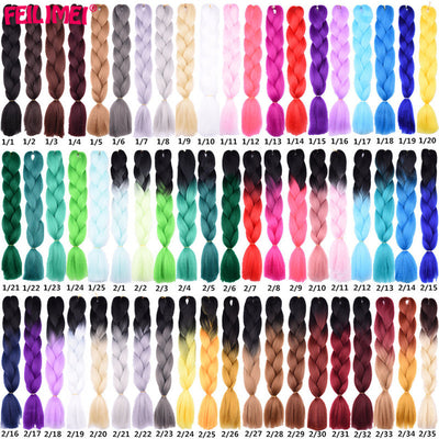 Trenzas Africanas Degradado Colorido Efecto Sucio - Image 4