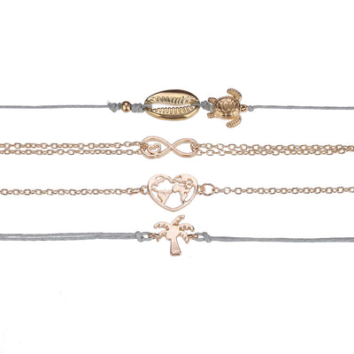 Set de Pulseras Bohemias Vintage con Cuentas y Amuletos para Mujer - Image 43
