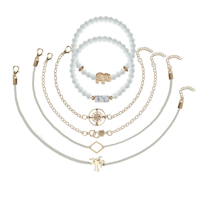 Set de Pulseras Bohemias Vintage con Cuentas y Amuletos para Mujer - Image 44