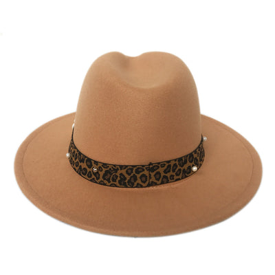 Sombrero Fedora de Lana para Mujer con Ala Ancha - Image 16