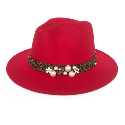 Sombrero Fedora de Lana para Mujer con Ala Ancha - Image 22