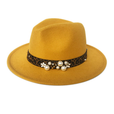 Sombrero Fedora de Lana para Mujer con Ala Ancha - Image 23