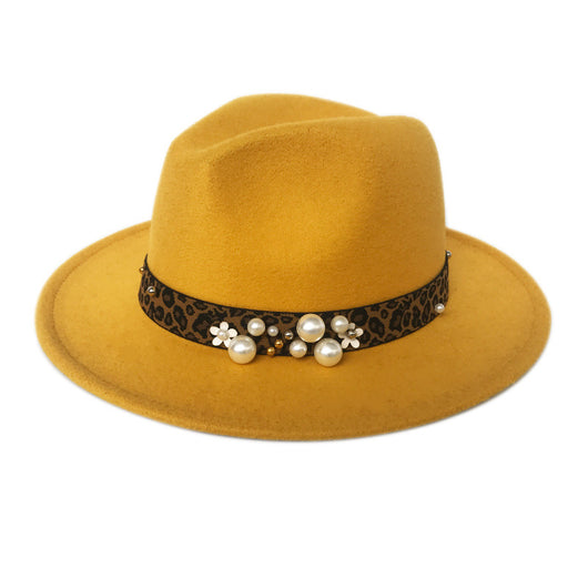 Sombrero Fedora de Lana para Mujer con Ala Ancha - Image 23