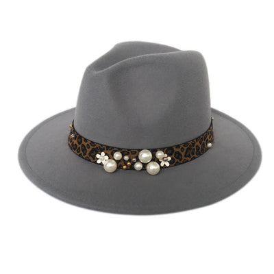 Sombrero Fedora de Lana para Mujer con Ala Ancha - Image 24
