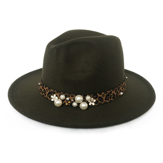 Sombrero Fedora de Lana para Mujer con Ala Ancha - Image 26
