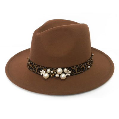 Sombrero Fedora de Lana para Mujer con Ala Ancha - Image 27
