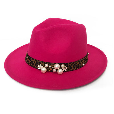 Sombrero Fedora de Lana para Mujer con Ala Ancha - Image 29