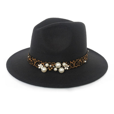 Sombrero Fedora de Lana para Mujer con Ala Ancha - Image 30