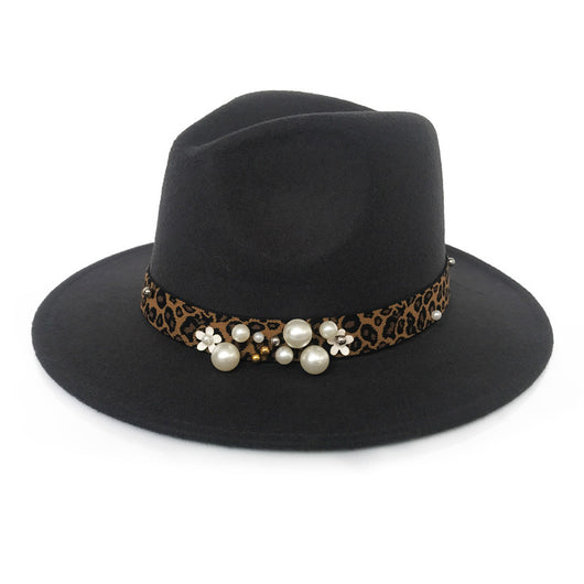 Sombrero Fedora de Lana para Mujer con Ala Ancha - Image 30