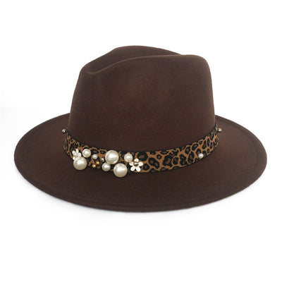 Sombrero Fedora de Lana para Mujer con Ala Ancha - Image 31
