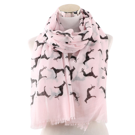Pañuelo con Estampado de Perro Negro - Image 11