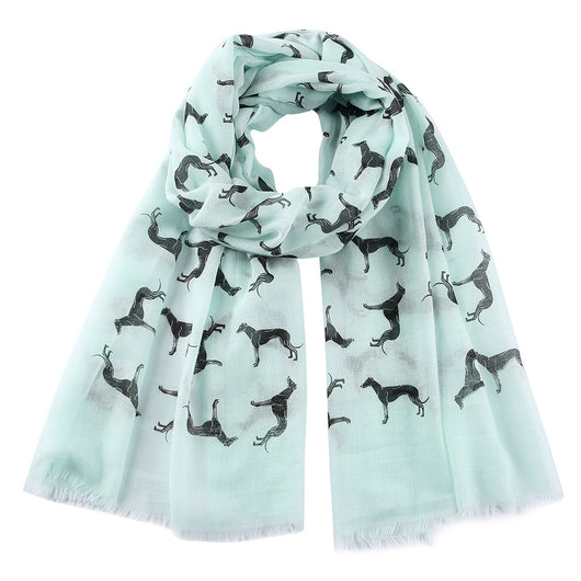 Pañuelo con Estampado de Perro Negro - Image 13