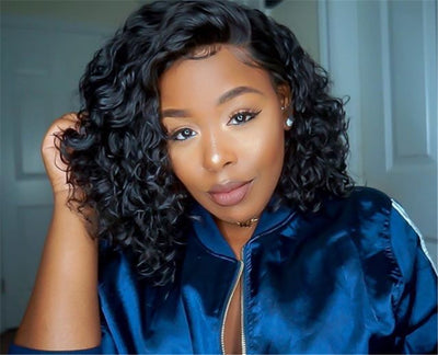 Peluca Rizada Afro para Mujer - Cabello Negro Natural y Voluminoso - Image 6