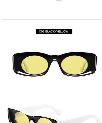 Gafas de Sol Mujer Estilo Cóncavo Minimalista - Image 16