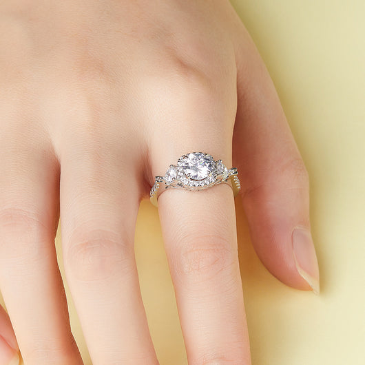 Anillo de Plata 925 con Circonita Talla Princesa - Image 13