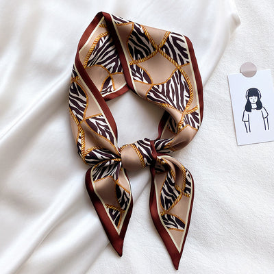 Pañuelo Largo Estampado Leopardo - Accesorio de Seda para Mujer - Image 13