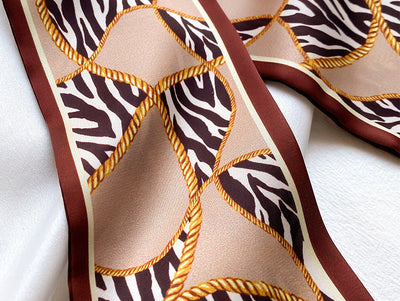Pañuelo Largo Estampado Leopardo - Accesorio de Seda para Mujer - Image 16